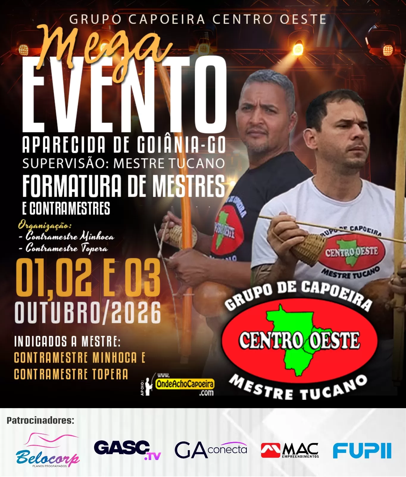 Cartaz do evento Formatura de Mestres