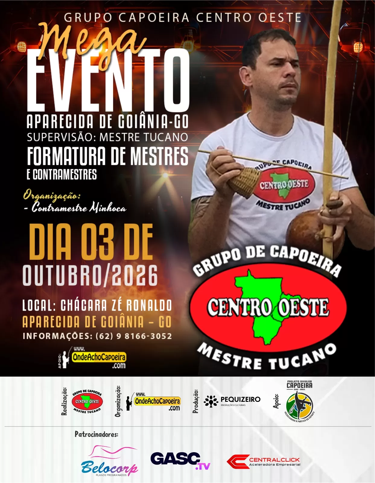 Cartaz do evento Formatura de Mestres