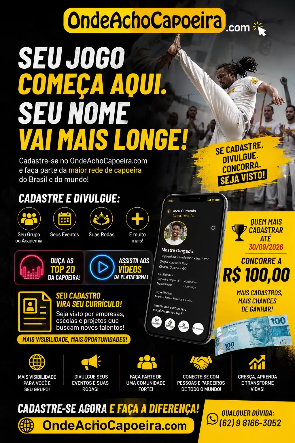 Cartaz da notícia Concorra a R$ 100,00