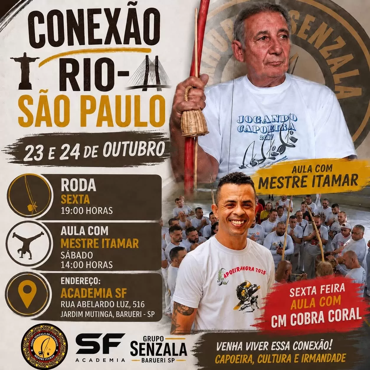 Cartaz da notícia Conexão Rio São Paulo - 23 e 24/10/2026