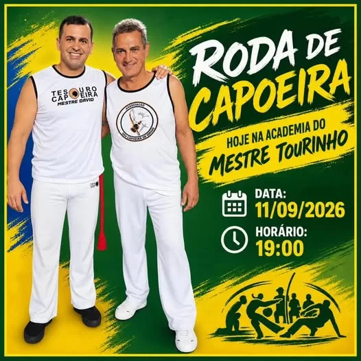 Cartaz da notícia Roda de Capoeira - 11/09/2026