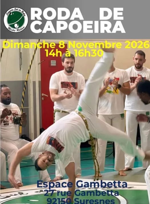 Cartaz da notícia Roda de Capoeira - 08/11/2026