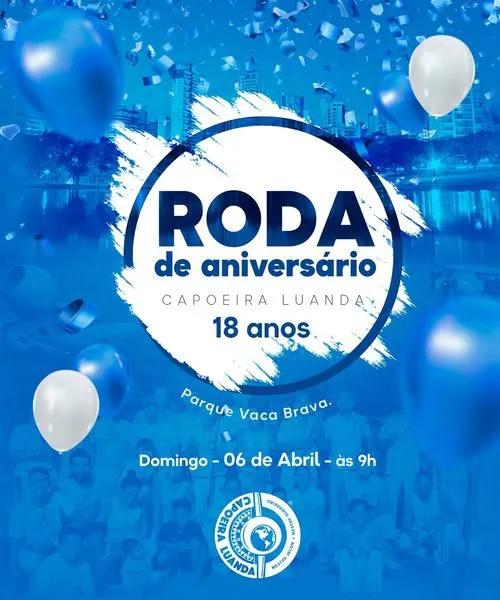 Roda em comemoração aos 18 Anos do Capoeira Luanda