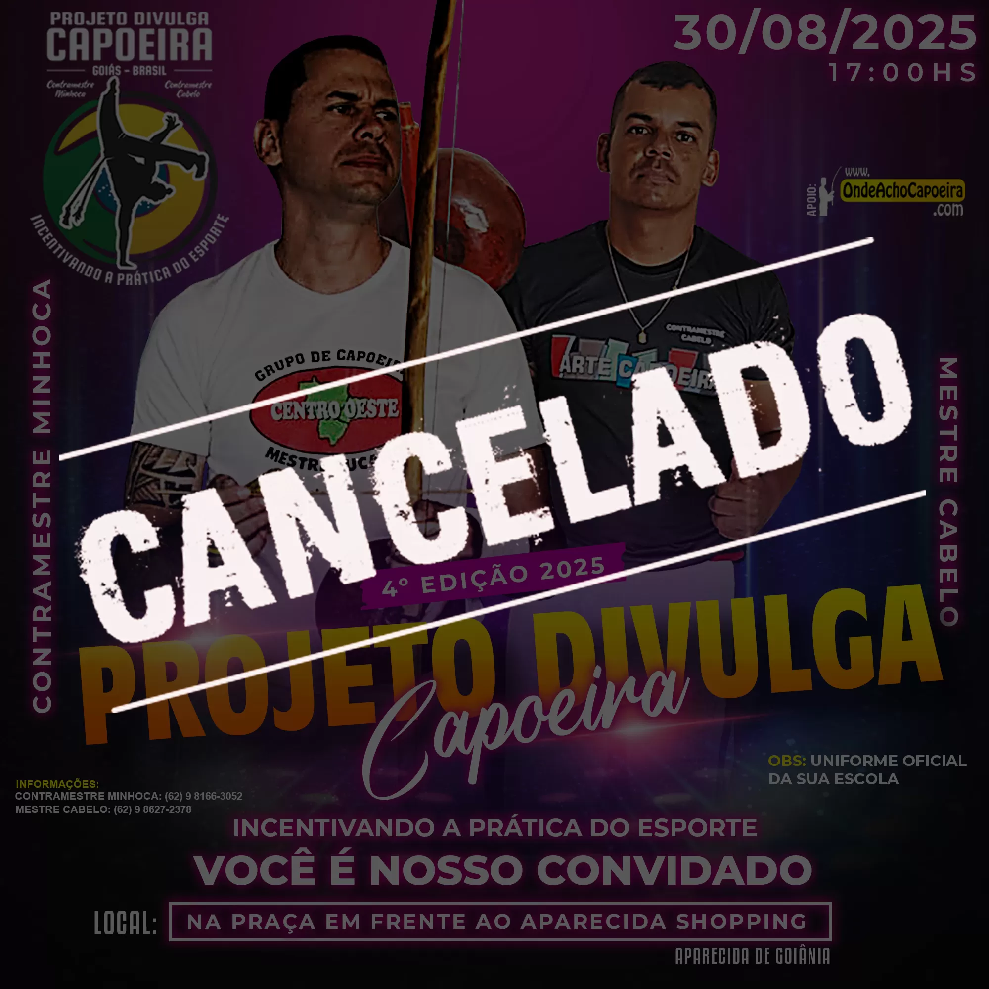 4º Edição 2025 do Projeto Divulga Capoeira 