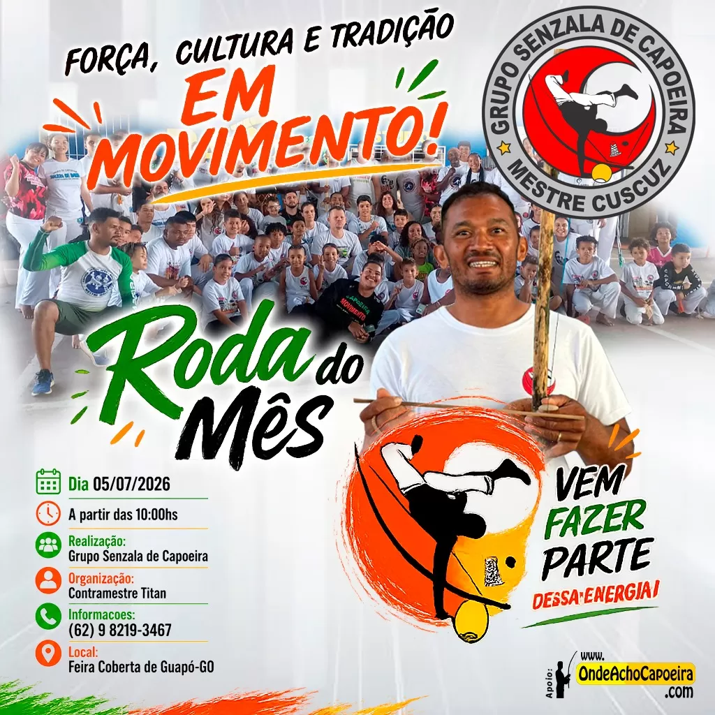 Cartaz da roda Roda do Mês